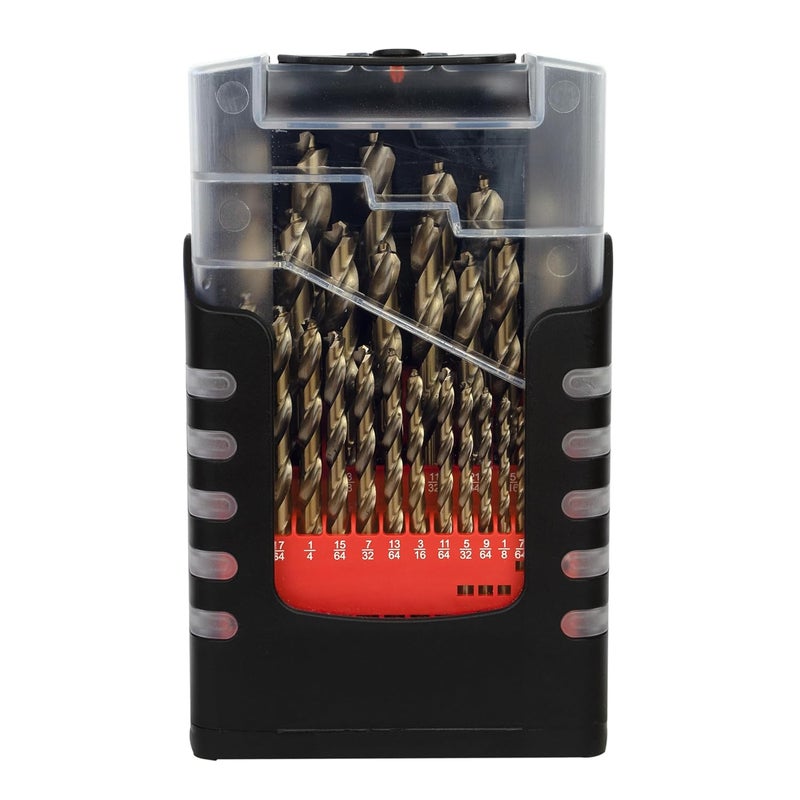 Sabre Tools 29-Piece Cobalt Drill Bit Set Heavy-Duty Drill Bits for Steel, Hard Metal, Cast Iron (29pcs) - Image 4